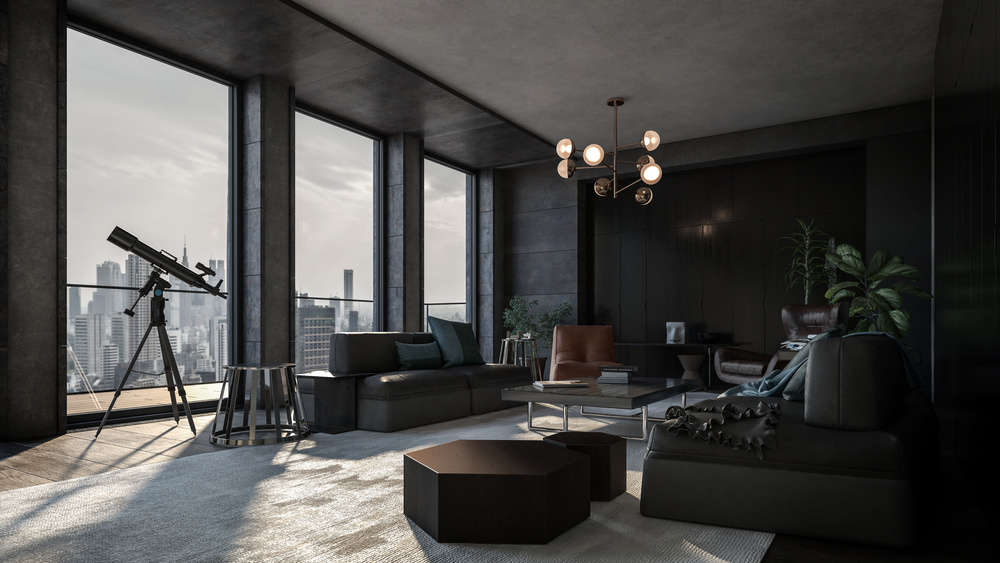 Luxury Apartment with the View of Downtown